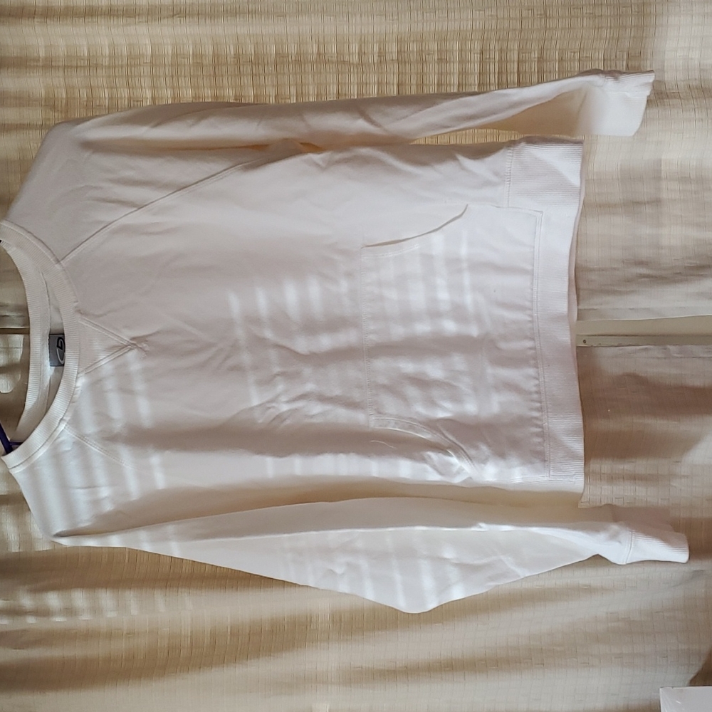 White sweatshirt